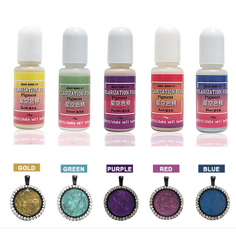 Pearlescent Pigment Powder Resin Epoxy 10ml For DIY Jewelry Making 5Colors Making Craft
Pearlescent Pigment Powder Resin Epoxy 10ml For DIY Jewelry Making 5Colors Making Craft