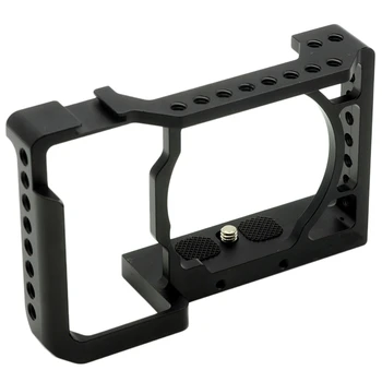 

Camera Cage Stabilizer for Sony A6400/ A6000/ A6300/ A6500/ Ilce-6500/ Nex7 Dslr Cage Mount Microphone Monitor