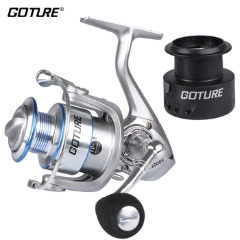 Goture GT3000V Spinning Fishing Reel Double Colors Aluminum Alloy Spools 11BB 5.2:1 Computer Balanced Carp Feeder Fishing Reel
Goture GT3000V Spinning Fishing Reel Double Colors Aluminum Alloy Spools 11BB 5.2:1 Computer Balanced Carp Feeder Fishing Reel