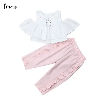 US Toddler Kids Baby Girl Clothes Ruffle Tops T-Shirt Long Pants Summer Causal Cotton Outfits Set 2PCS
US Toddler Kids Baby Girl Clothes Ruffle Tops T-Shirt Long Pants Summer Causal Cotton Outfits Set 2PCS