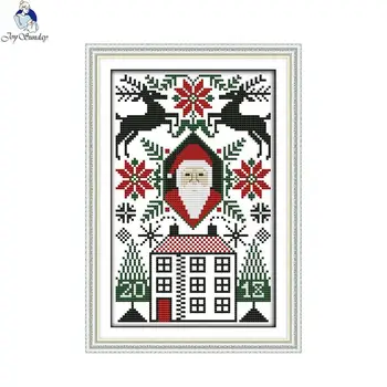 Joy Sunday Santa Claus 2 Patterns DIY Handmade Counted 11ct 14ct Cross stitch kit and Precise Printed Embroidery set Needlework
Joy Sunday Santa Claus 2 Patterns DIY Handmade Counted 11ct 14ct Cross stitch kit and Precise Printed Embroidery set Needlework