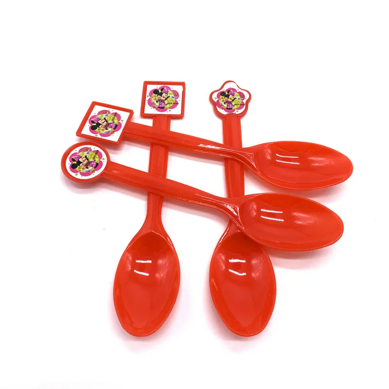 10pcs/lot Minnie Theme Happy Birthday Party Plastic Tableware Baby Shower Decoration Red Spoons Kids Girls Favors Forks Knife
10pcs/lot Minnie Theme Happy Birthday Party Plastic Tableware Baby Shower Decoration Red Spoons Kids Girls Favors Forks Knife