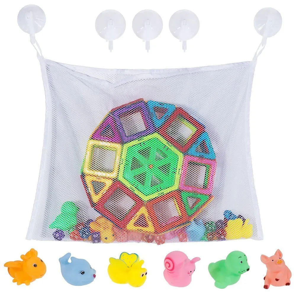 Kids Bath Toy Storage Shower Organiser Set Toddlers Bath Toy Net Bag for Boys Girls with Heavy Duty Lock Suction Cups Bath Toys
Kids Bath Toy Storage Shower Organiser Set Toddlers Bath Toy Net Bag for Boys Girls with Heavy Duty Lock Suction Cups Bath Toys