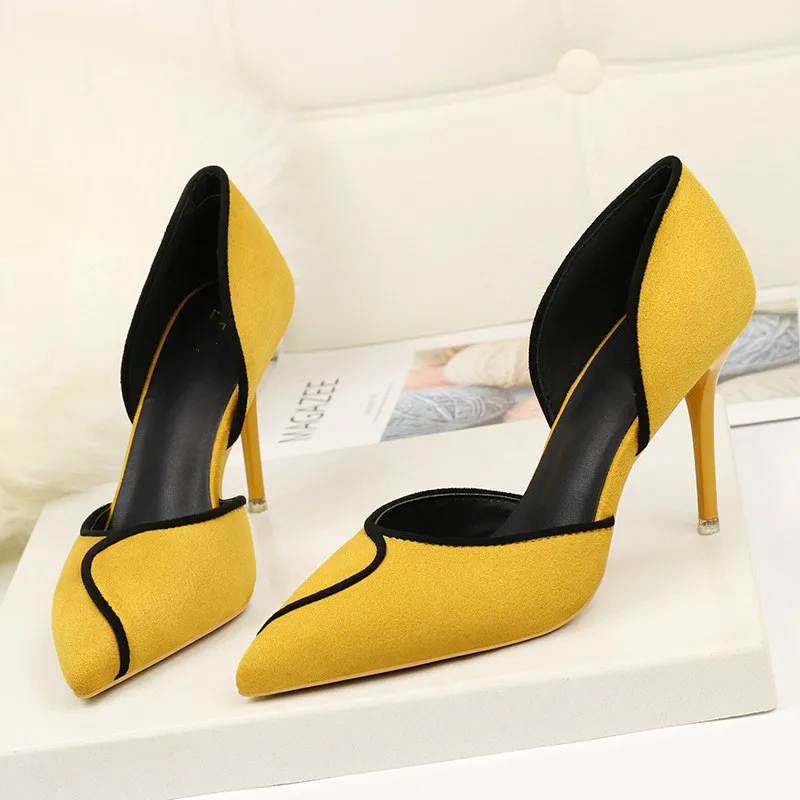 New Women Sandals Shoes Flock Mixed Color Slip-On Concise Shallow 9cm Thin High Heels Casual Lady Party Female Pumps Shoes
New Women Sandals Shoes Flock Mixed Color Slip-On Concise Shallow 9cm Thin High Heels Casual Lady Party Female Pumps Shoes