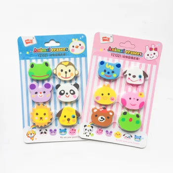 6pcs/Set Zoo Animals Rubber Erasers Drawing Writing Correction School Office Supply Kid Student Stationery
6pcs/Set Zoo Animals Rubber Erasers Drawing Writing Correction School Office Supply Kid Student Stationery