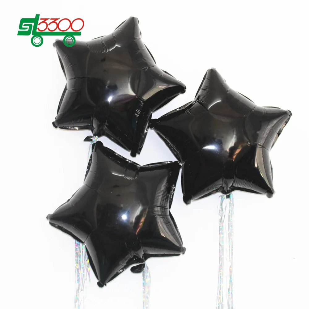 SL3300 10pc 18 Inch Black Star Foil Balloons Birthday Party Decorations Foil Balls Helium Black Ballons Globos B45
SL3300 10pc 18 Inch Black Star Foil Balloons Birthday Party Decorations Foil Balls Helium Black Ballons Globos B45