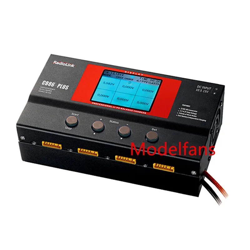 CB86-PLUS 1-6S Balance Charger 2.8" True Color TFT Display with 30A Power Adapter & Storage Bag for YUNEEC Q500 Quadcopter
CB86-PLUS 1-6S Balance Charger 2.8" True Color TFT Display with 30A Power Adapter & Storage Bag for YUNEEC Q500 Quadcopter