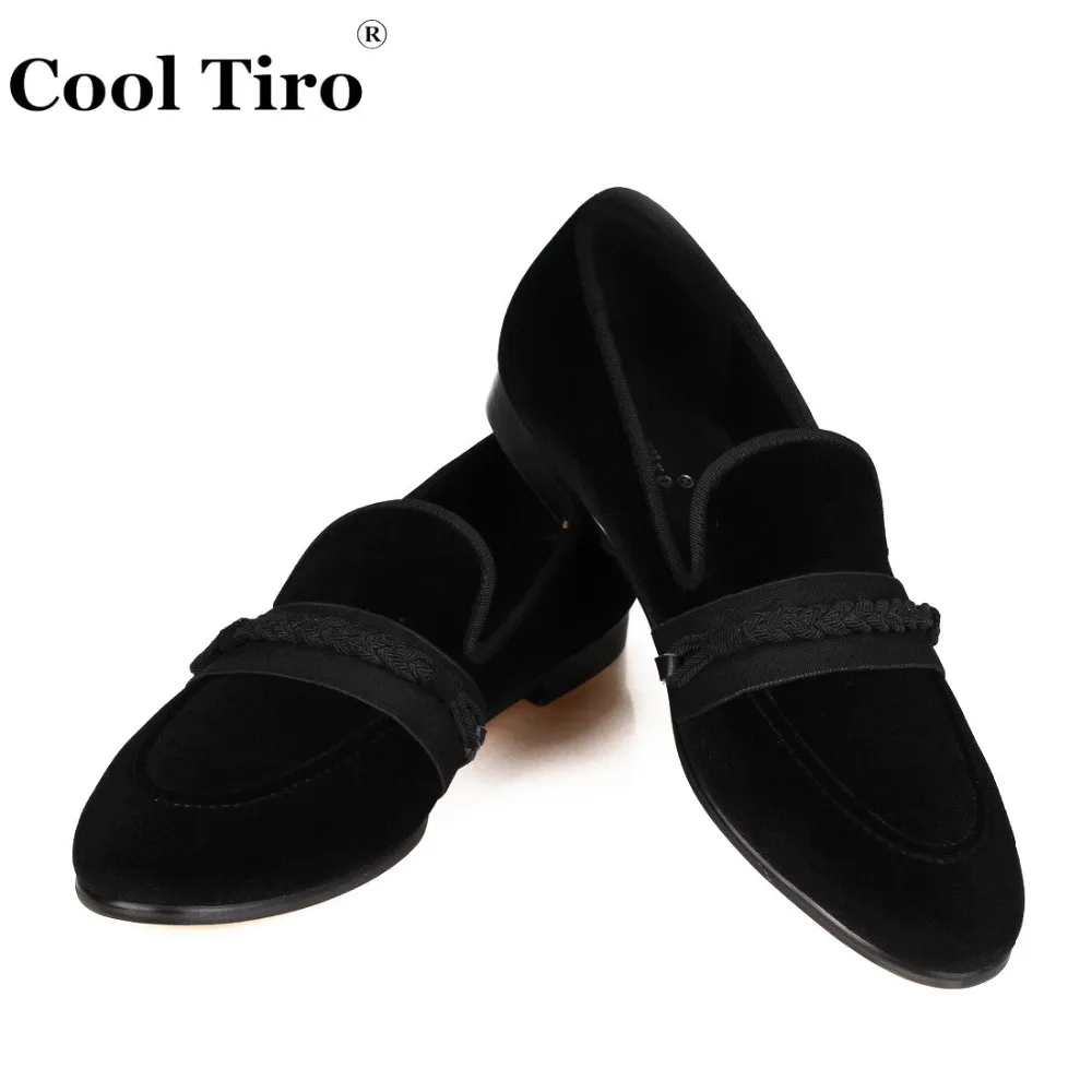 VELVET SLIPPERS WITH GROS-GRAIN BAND AND SILK BRAIDING (6)