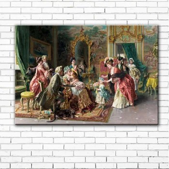 free shipping family reunion oil painting canvas prints court Princess flowers oil painting on canvas home decoration picture
free shipping family reunion oil painting canvas prints court Princess flowers oil painting on canvas home decoration picture