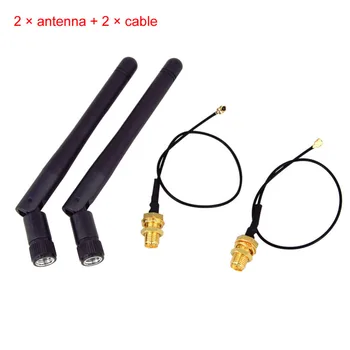 onelinkmore 4PCS/lot 2.4GHz 3dBi WiFi 2.4g Antenna Aerial RP-SMA Male wireless router
