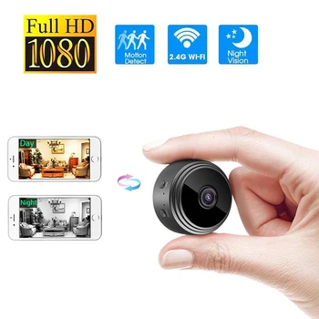 1080P HD WIFI Wireless Mini IP Camera Night Vision Motion Detect Mini Camcorder Loop Video Recorder Built-in Battery Body Cam
1080P HD WIFI Wireless Mini IP Camera Night Vision Motion Detect Mini Camcorder Loop Video Recorder Built-in Battery Body Cam
