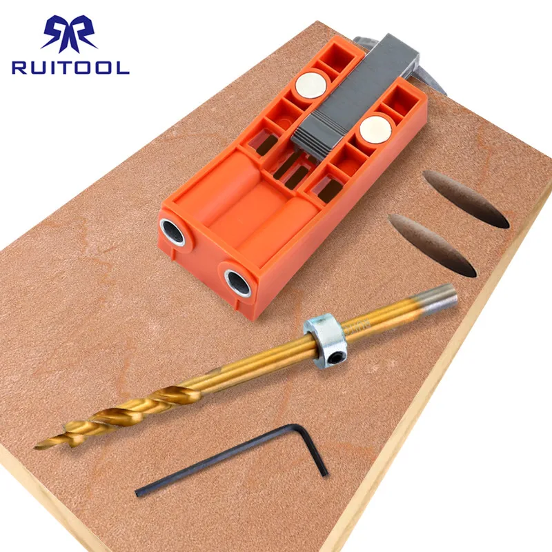 9.5mm Pocket Hole Jig Adjustable Drill Guide With Magnet Woodworking Jig Wood Drill PH1 SQ2 Screwdriver Bit
9.5mm Pocket Hole Jig Adjustable Drill Guide With Magnet Woodworking Jig Wood Drill PH1 SQ2 Screwdriver Bit