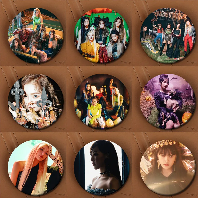 Youpop KPOP Red Velvet The 5th Mini Album RBB Really Bad Boy JOY Halloween Photo Badge Pins Brooches for Clothes Hat Backpack
Youpop KPOP Red Velvet The 5th Mini Album RBB Really Bad Boy JOY Halloween Photo Badge Pins Brooches for Clothes Hat Backpack