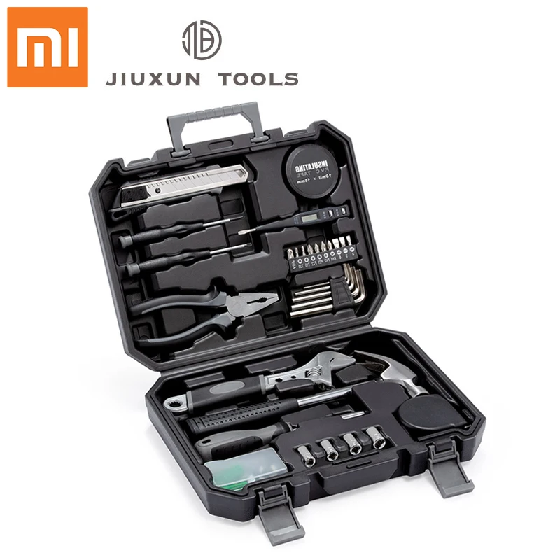 Xiaomi Jiuxun Tool Kit portable household Repair Set ,Adjustable Wrench,Claw hammer,Screwdriver Toolbox Combination Suit
Xiaomi Jiuxun Tool Kit portable household Repair Set ,Adjustable Wrench,Claw hammer,Screwdriver Toolbox Combination Suit