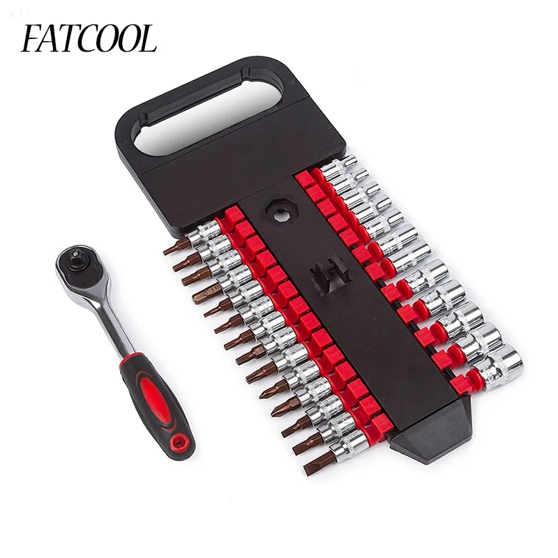 Гаечный ключ FATCOOL 1/4 27 шт./компл., динамометрический ключ, Набор торцевых ключей из хромованадиевой стали, ручные инструменты, гаечный ключ, инструмент для ремонта автомобиля
Гаечный ключ FATCOOL 1/4 27 шт./компл., динамометрический ключ, Набор торцевых ключей из хромованадиевой стали, ручные инструменты, гаечный ключ, инструмент для ремонта автомобиля
