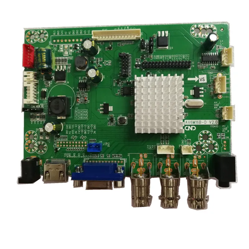 HDMI+3BNC AV+VGA+ audio free program LCD monitor driver board BNC monitor driver board is suitable for 10-82-inch LCD panel
HDMI+3BNC AV+VGA+ audio free program LCD monitor driver board BNC monitor driver board is suitable for 10-82-inch LCD panel