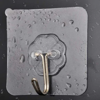 10PCS Strong Transparent Suction Cup Sucker Wall Hooks Hanger for Kitchen Bathroom 6*6cm Wall Hooks
10PCS Strong Transparent Suction Cup Sucker Wall Hooks Hanger for Kitchen Bathroom 6*6cm Wall Hooks