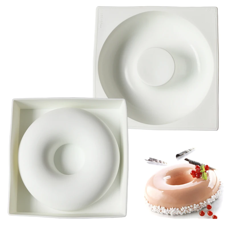 Baking donut shape silicone french cake mold for mousse frozen ice cream cake mould bakery tool
Baking donut shape silicone french cake mold for mousse frozen ice cream cake mould bakery tool