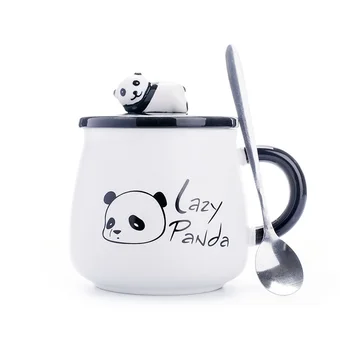 500ml Ceramic Cute Panda Mugs,Cartoon Creative Moring Mug with Lid,Milk Coffee Tea Unique Porcelain Cups Drinkware girl Gift
500ml Ceramic Cute Panda Mugs,Cartoon Creative Moring Mug with Lid,Milk Coffee Tea Unique Porcelain Cups Drinkware girl Gift