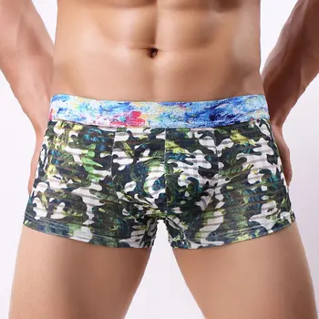 Sexy Men Underwear Boxer Shorts Mesh Panties Man Print Breathable Low Waist U Convex Pouch Underpants Cueca masculinas M-XXL
Sexy Men Underwear Boxer Shorts Mesh Panties Man Print Breathable Low Waist U Convex Pouch Underpants Cueca masculinas M-XXL