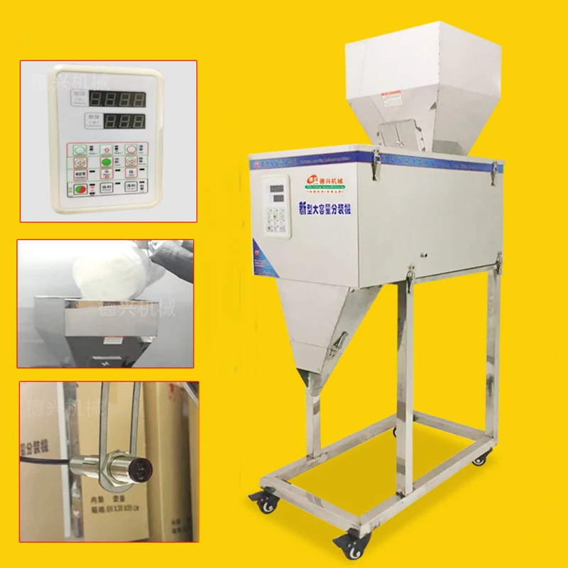 10-999g Food racking machine Granular powder packaging filling machine bag version installed
10-999g Food racking machine Granular powder packaging filling machine bag version installed