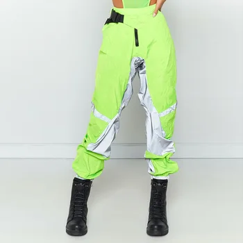 Maoxzon Womens Trendy Patchwork Reflective Casual Pants For Girls Autumn Brand New Fashion Bandage Loose Long Trousers
Maoxzon Womens Trendy Patchwork Reflective Casual Pants For Girls Autumn Brand New Fashion Bandage Loose Long Trousers