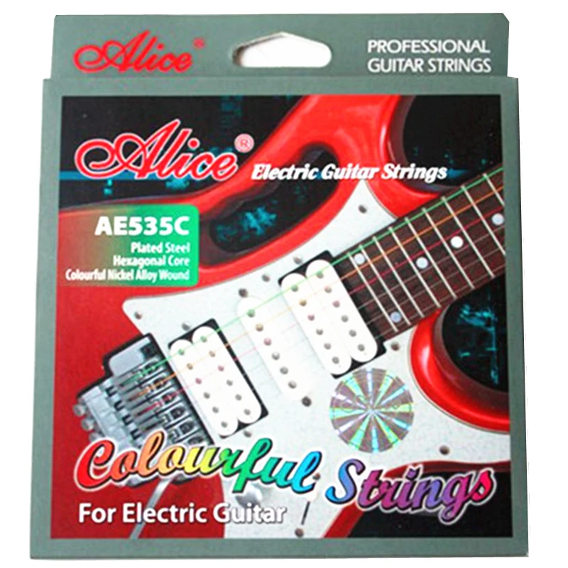 Alice AE535C Colorful Electric Guitar Strings Coated Steel strings Nickel Alloy Wound 0.09-0.42 inch
Alice AE535C Colorful Electric Guitar Strings Coated Steel strings Nickel Alloy Wound 0.09-0.42 inch