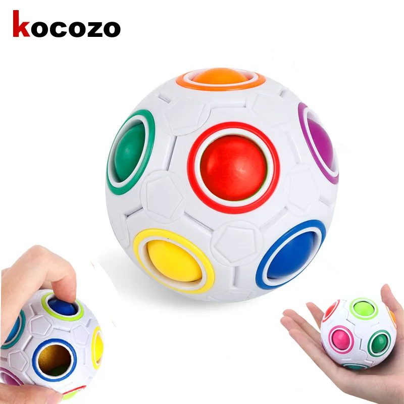 Fun Magic Cube Creative Spherical Speed Rainbow Puzzles Ball Football Kids Educational Learning Puzzle Toys for Children Adult
Fun Magic Cube Creative Spherical Speed Rainbow Puzzles Ball Football Kids Educational Learning Puzzle Toys for Children Adult