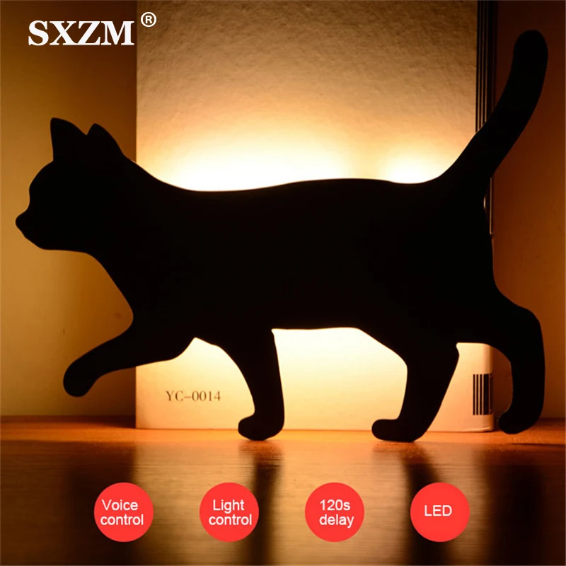 LED Night Light Cute Animal Cat Baby Nursery Lamp Light Sensor Voice Sensor LED Battery Operated Wall Lamp For For Children Baby
LED Night Light Cute Animal Cat Baby Nursery Lamp Light Sensor Voice Sensor LED Battery Operated Wall Lamp For For Children Baby