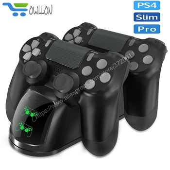 PS4 Controller Dual USB Charging Charger Docking Station for PS4 / PS4 Slim / PS4 Pro Controller
PS4 Controller Dual USB Charging Charger Docking Station for PS4 / PS4 Slim / PS4 Pro Controller