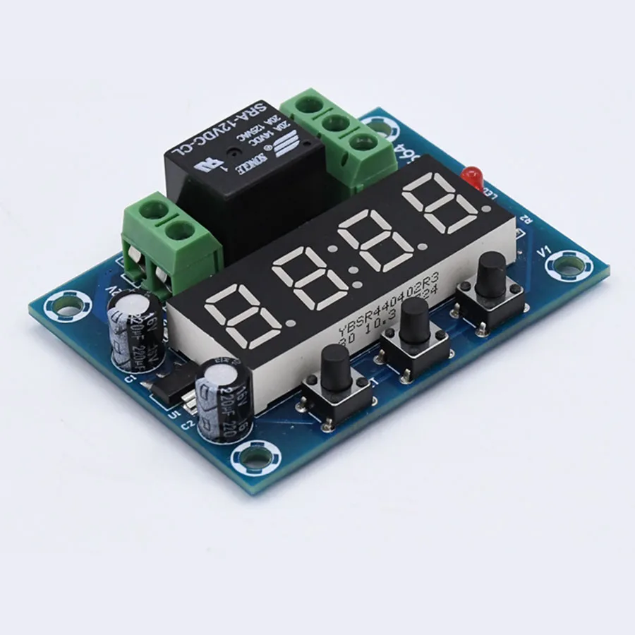 1-159 minutes countdown timer normal open / normal close powered by 12V 110-240V at your choice
1-159 minutes countdown timer normal open / normal close powered by 12V 110-240V at your choice
