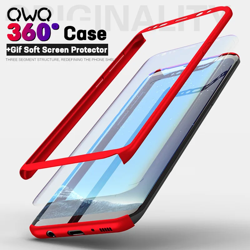Luxury 360 Degree Full Cover Phone Case For Samsung Galaxy S9 S8 Plus Shockproof Cover For Samsung Note 8 9 S7 Edge S9 Case
Luxury 360 Degree Full Cover Phone Case For Samsung Galaxy S9 S8 Plus Shockproof Cover For Samsung Note 8 9 S7 Edge S9 Case
