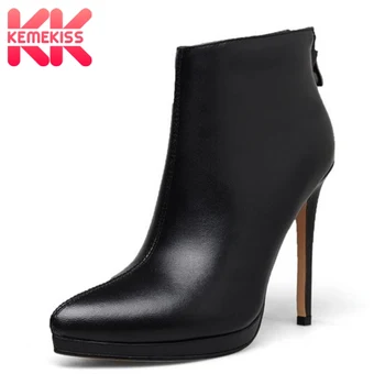 KemeKiss Brand Women Real Genuine Leather High Heel Botos Platform Warm Shoes Women Sexy Fashion Party Wedding Boots Size 32-39
KemeKiss Brand Women Real Genuine Leather High Heel Botos Platform Warm Shoes Women Sexy Fashion Party Wedding Boots Size 32-39