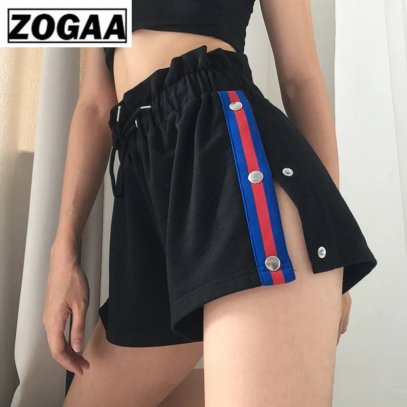 ZOGAA Buttons Split Side Women Shorts Striped Elastic High Waist Short Shorts Casual Fashion Ruffles Tie Up Short Pants
ZOGAA Buttons Split Side Women Shorts Striped Elastic High Waist Short Shorts Casual Fashion Ruffles Tie Up Short Pants