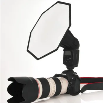 

20/30cm Universal Flash Light Softbox Octagon Portable Diffuser For Camera Speedlight Photo Studio Photography