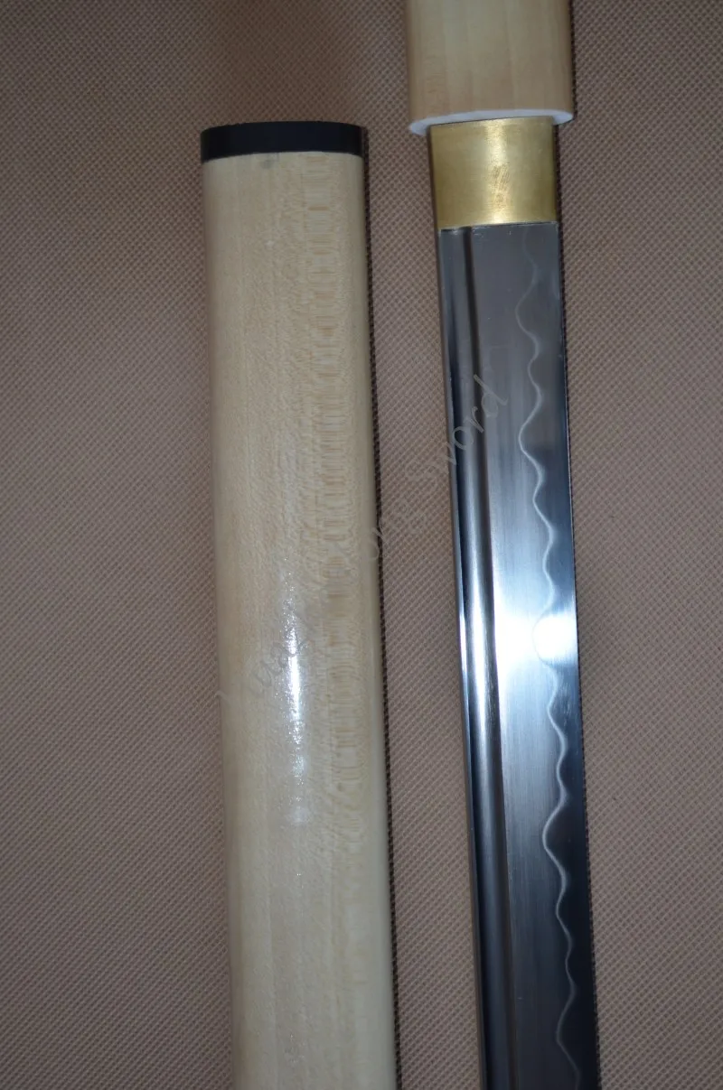 SHIRASAYA Clay Tempered Japanese Samurai Ninja Sword 1095 High Carbon Steel Full Tang Straight Blade Sharp Battle Ready
SHIRASAYA Clay Tempered Japanese Samurai Ninja Sword 1095 High Carbon Steel Full Tang Straight Blade Sharp Battle Ready