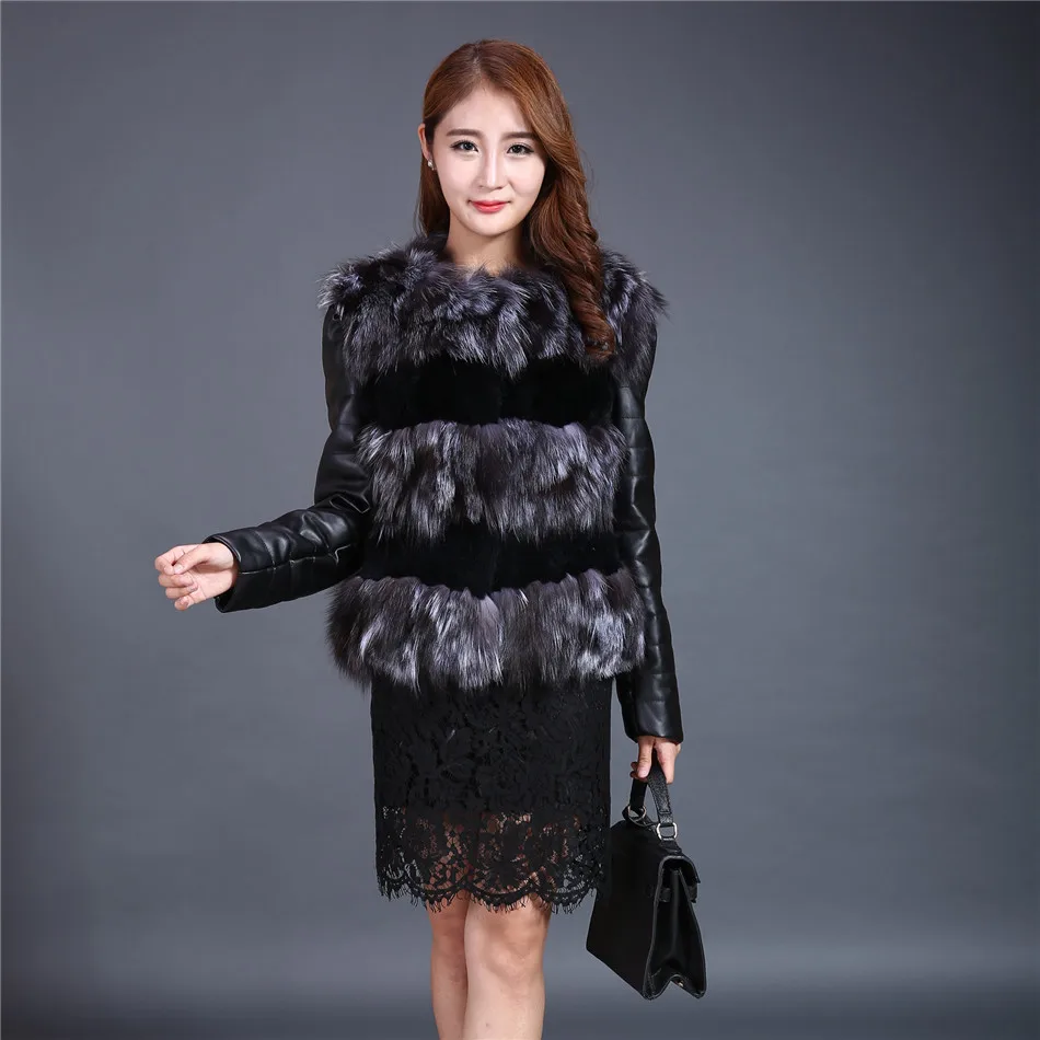 MLHXFUR Silver Fox Fur Genuine Fox Fur Leather Jacket Leather Patch Jacket Blazer Silver Fox Jacket Top 5XL Fur Jacket
MLHXFUR Silver Fox Fur Genuine Fox Fur Leather Jacket Leather Patch Jacket Blazer Silver Fox Jacket Top 5XL Fur Jacket
