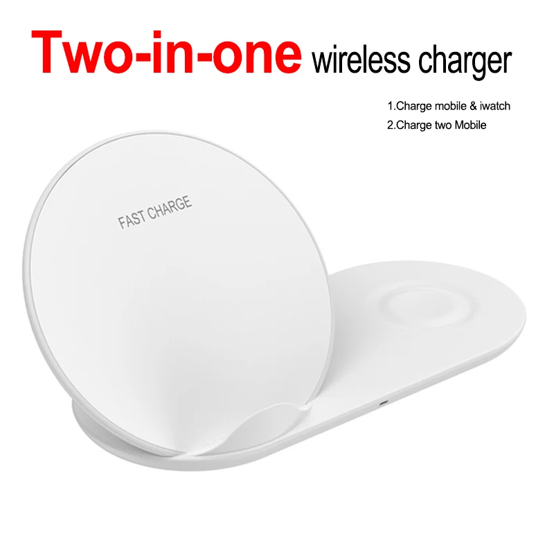 Hot Sale Quickly 2-in-1 Fast Charging Dock Charger for iphone 7 8 XS Max XR Wireless Charger for Apple Watch Samsung Watch
Hot Sale Quickly 2-in-1 Fast Charging Dock Charger for iphone 7 8 XS Max XR Wireless Charger for Apple Watch Samsung Watch