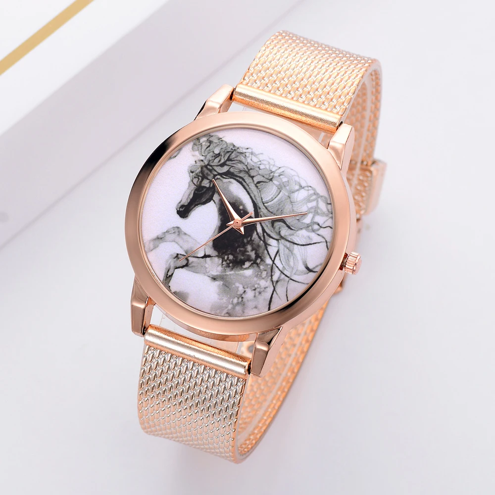 Casual Fashion Horse Gold Watches Strap Dress Luxury Watch Sport Top Rose Silicone Women Brand Ladies Quartz
Casual Fashion Horse Gold Watches Strap Dress Luxury Watch Sport Top Rose Silicone Women Brand Ladies Quartz