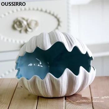 OUSSIRRO Mediterranean style ceramic decoration ornaments creative home ceramic conch crafts Ceramic key box ashtray vase
OUSSIRRO Mediterranean style ceramic decoration ornaments creative home ceramic conch crafts Ceramic key box ashtray vase