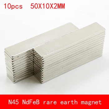 10PCS 50*10*2mm N45 strip Strong NdFeB rare earth permanent magnet plating Nickel 50X10X2MM
10PCS 50*10*2mm N45 strip Strong NdFeB rare earth permanent magnet plating Nickel 50X10X2MM