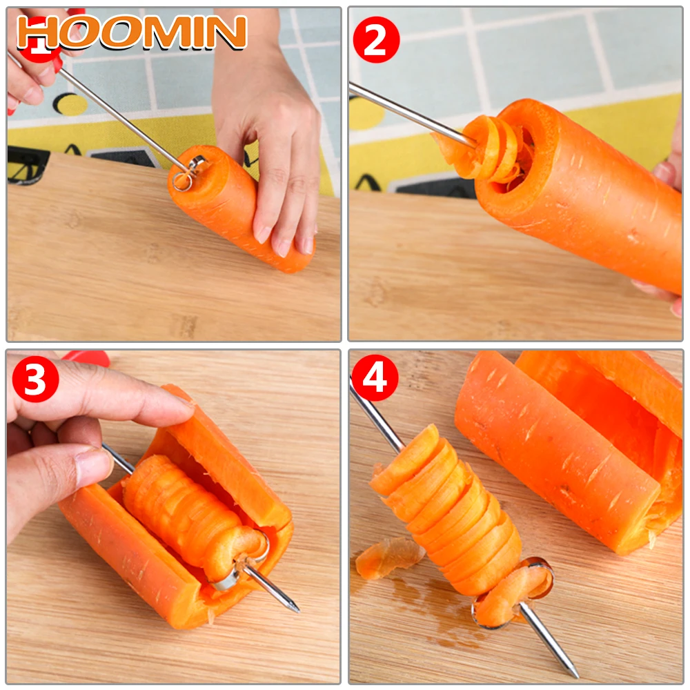 HOOMIN Manual Roller Spiral Slicer Vegetable Spiral Cutter Gadagets Fruit Carving Tools Kitchen Accessories Kitchen Tools
HOOMIN Manual Roller Spiral Slicer Vegetable Spiral Cutter Gadagets Fruit Carving Tools Kitchen Accessories Kitchen Tools