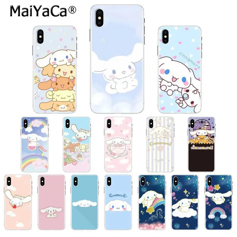 MaiYaCa Cute cartoon cinnamoroll Soft Rubber Transparent Phone Case for Apple iPhone 8 7 6 6S Plus X XS MAX 5 5S SE XR Cases
MaiYaCa Cute cartoon cinnamoroll Soft Rubber Transparent Phone Case for Apple iPhone 8 7 6 6S Plus X XS MAX 5 5S SE XR Cases