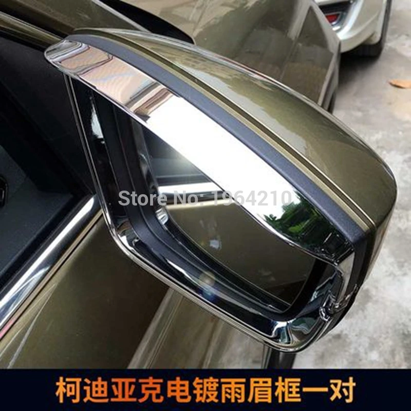 MONTFORD Car Styling For Skoda Kodiaq 2017 2018 2019 ABS Chrome Side Rearview Door Mirror Rain Shield Sun Visor Shade 2Pcs
MONTFORD Car Styling For Skoda Kodiaq 2017 2018 2019 ABS Chrome Side Rearview Door Mirror Rain Shield Sun Visor Shade 2Pcs