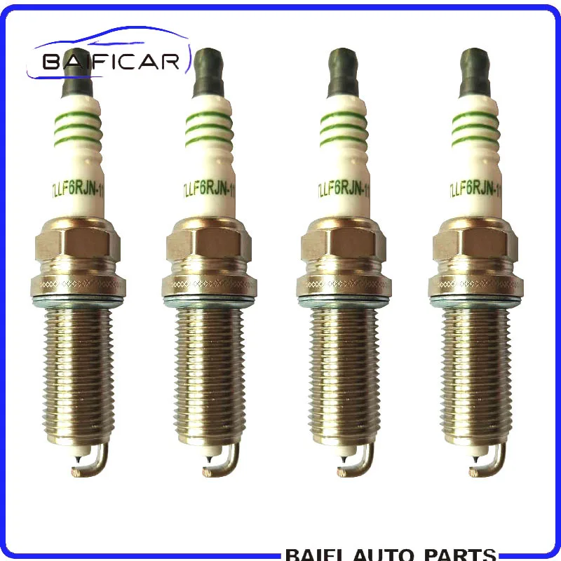 Baificar Brand New GenuineHigh Quality 4 PCS Iraurita Spark Plugs For Skoda Octavia 1.6 1.8 2.0 Rapid 1.4 Free shipping | Автомобили и