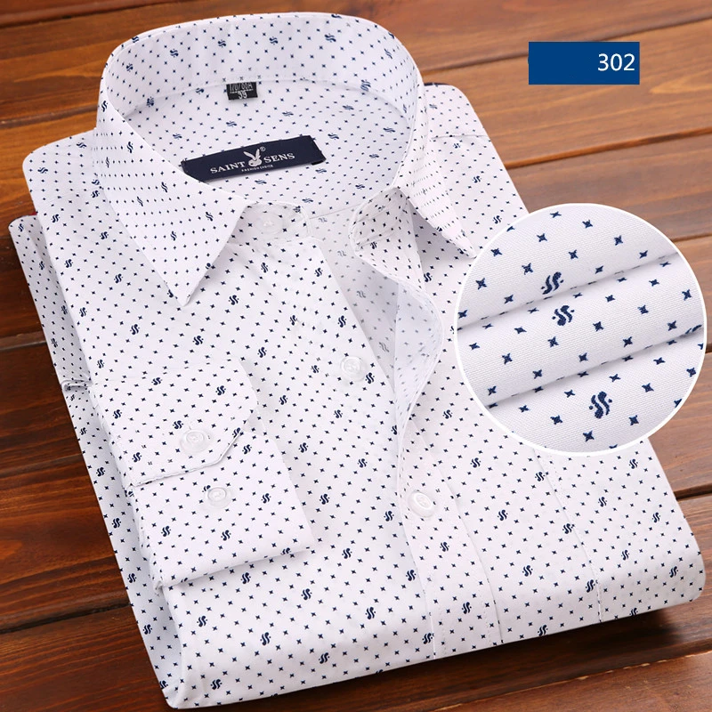LISIBOOO Men Casual Printed Shirt Casual Mens Long Sleeved Shirt Men Business Shirts Men Slim Fit Dress Shirts Camisas Masculina
LISIBOOO Men Casual Printed Shirt Casual Mens Long Sleeved Shirt Men Business Shirts Men Slim Fit Dress Shirts Camisas Masculina