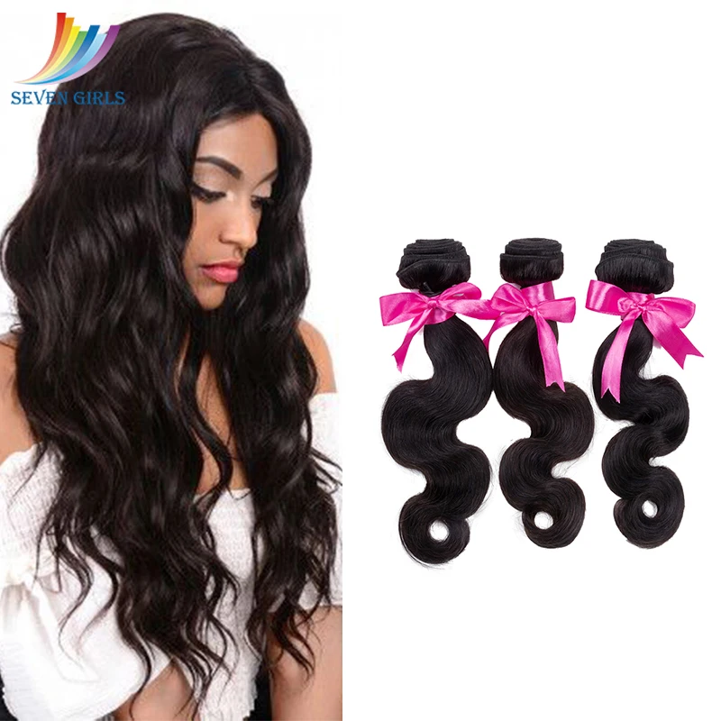 Sevengirls Malaysian Body Wave 3 Bundles Natural Color 100% Virgin Human Hair Weaving No Tangle No Shedding Free Shipping 
Sevengirls Malaysian Body Wave 3 Bundles Natural Color 100% Virgin Human Hair Weaving No Tangle No Shedding Free Shipping