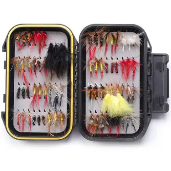 Fly Fishing Flies Assortment Kit- 72 pcs Handmade Fishing Lures-Dry/Wet Flies,Streamer, Nymph, Emerger with Waterproof fish tool
Fly Fishing Flies Assortment Kit- 72 pcs Handmade Fishing Lures-Dry/Wet Flies,Streamer, Nymph, Emerger with Waterproof fish tool