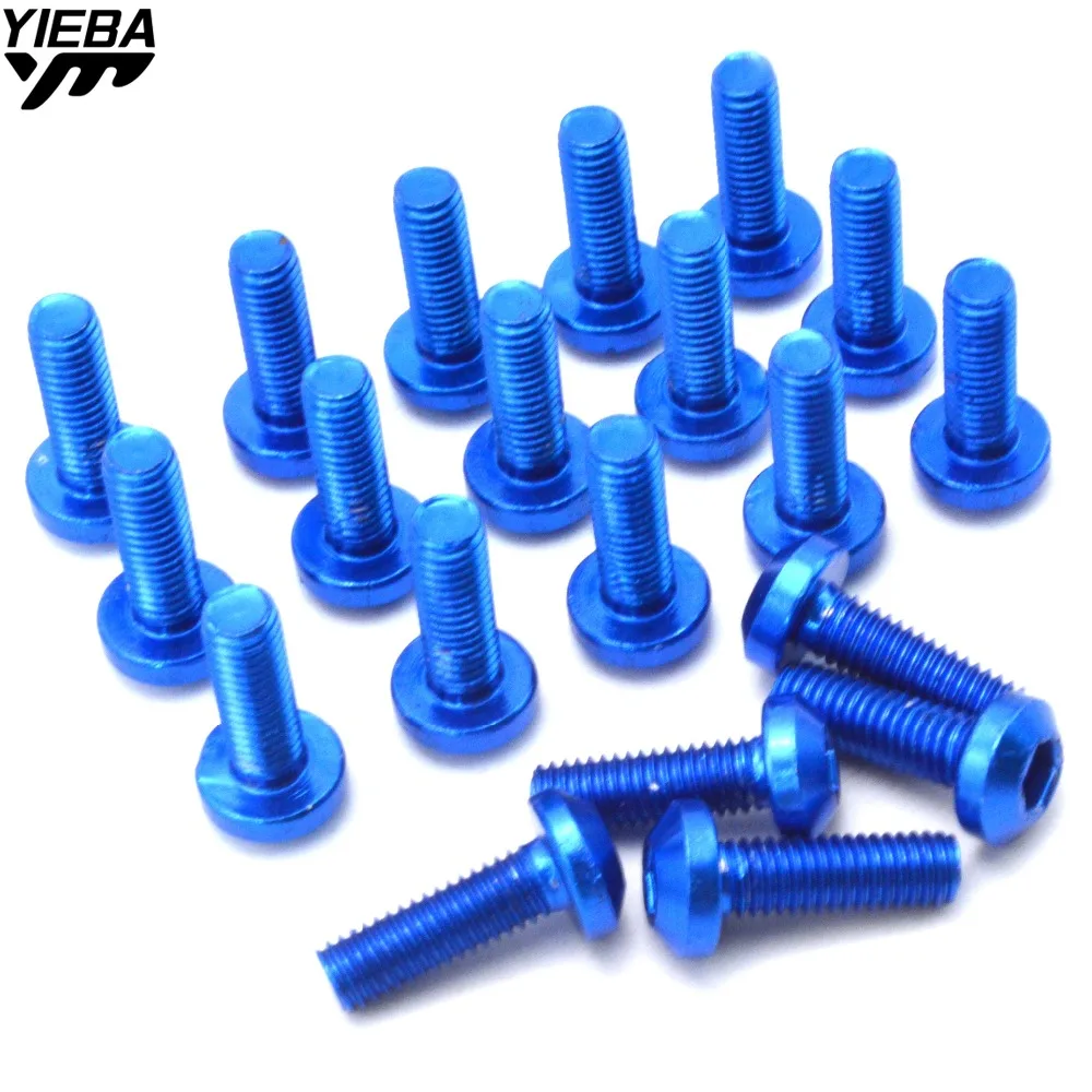 20pcs 5MM Motorcycle Windscreen Bolt Screw for YAMAHA MT-09 MT-07 T-Max 500 T-Max500 BMW 1000RR KTM Ducati 796MONSTER 696MONSTER