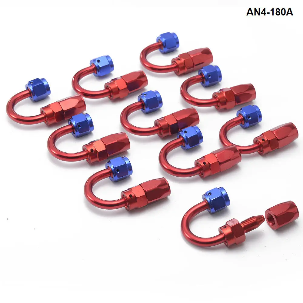 10PCS/LOT Degree Fuel Oil Fitting Aluminum Oil Cooler Hose End Adaptor Universal AN4-180A
10PCS/LOT Degree Fuel Oil Fitting Aluminum Oil Cooler Hose End Adaptor Universal AN4-180A